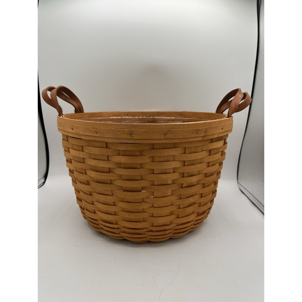 🌼Longaberger 1996 Wildflower Hostess Basket w/Protector–Classic & Collectible🌼